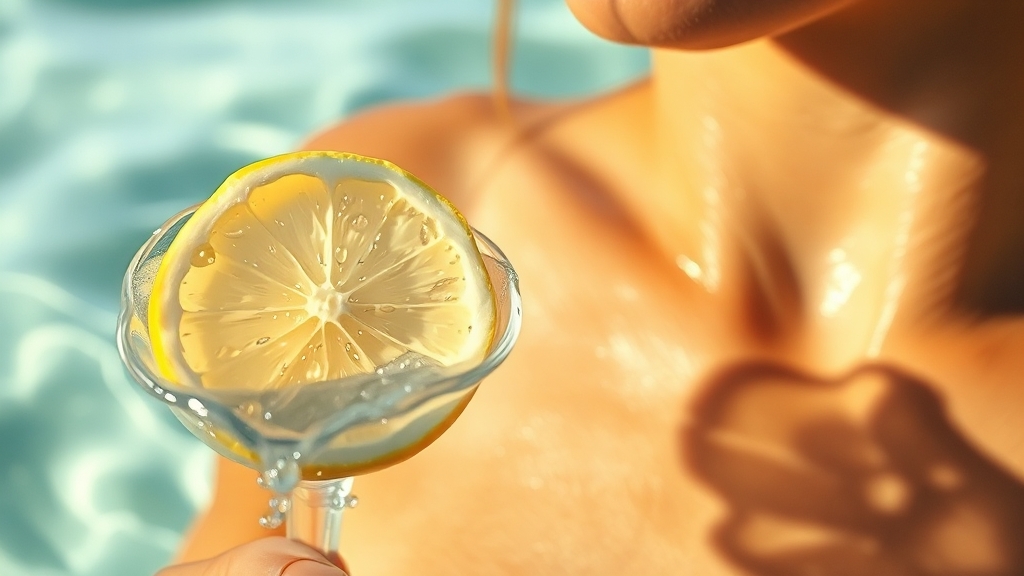 레몬수 한 달 후기 (realistic 스타일)