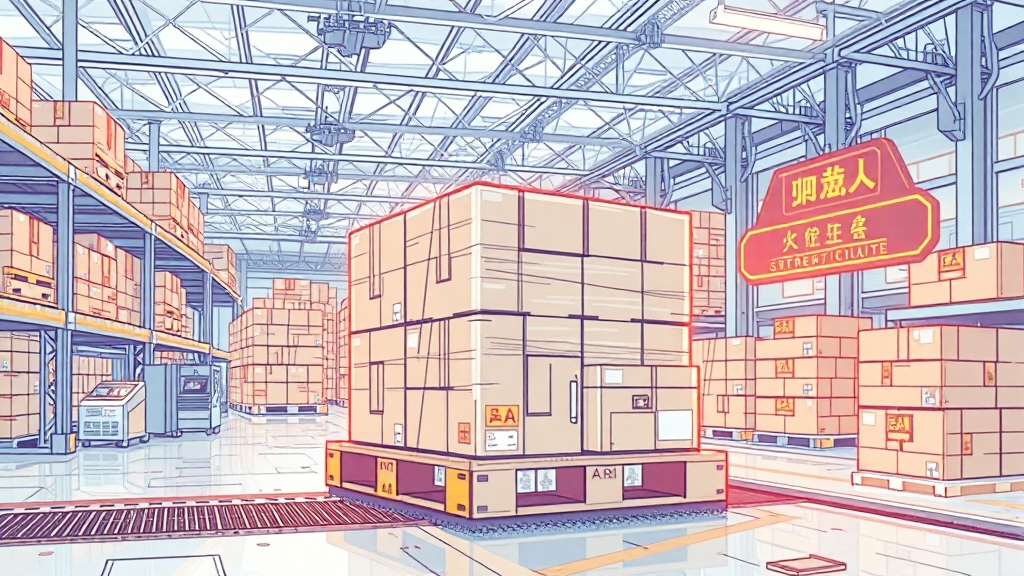 물류 로봇 관련 기업 (illustration 스타일)