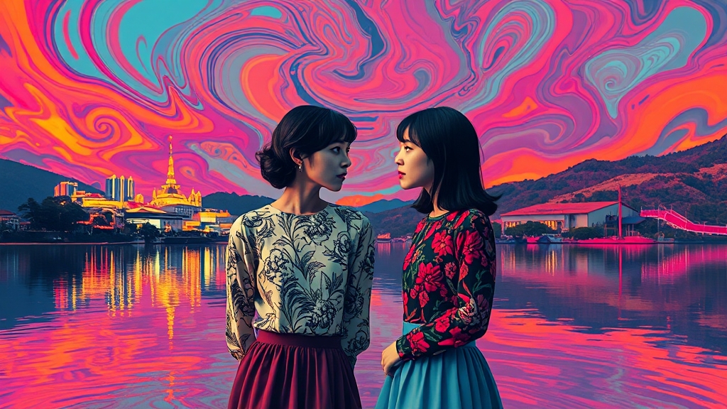 드라마의 판타지 세계 (popart 스타일)