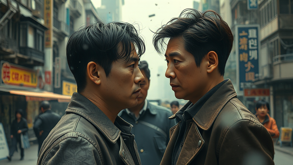 복잡한 인물관계도 분석 (realistic 스타일)