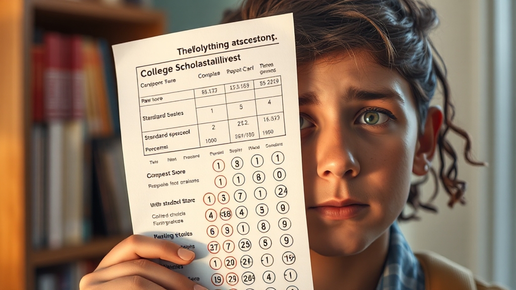 2026 수능, 원점수, 표준점수, 백분위 이해 (realistic 스타일)