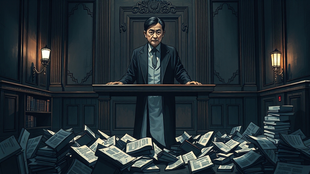 구속 결정 배경 및 향후 전망 (illustration 스타일)