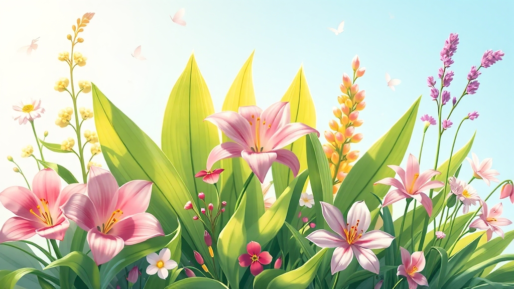 봄나물별 효능 상세 분석 (illustration 스타일)