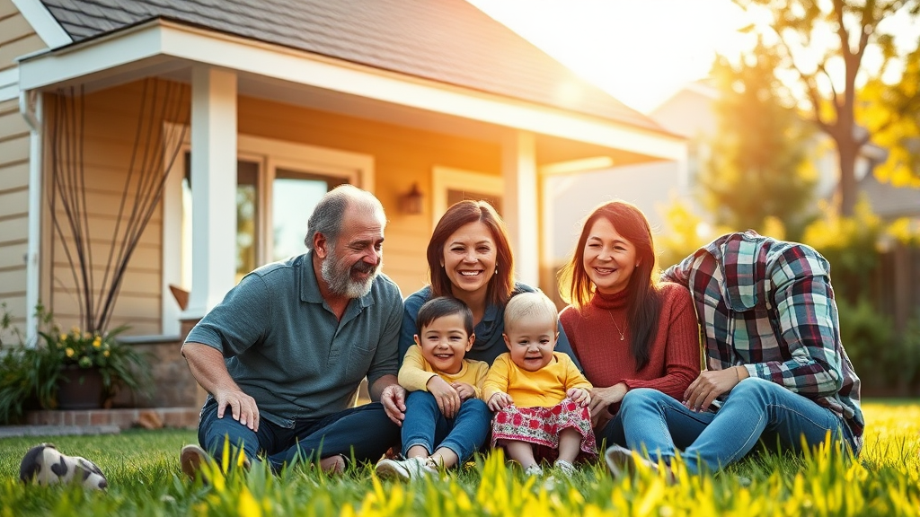 무주택 세대구성원 필수 (realistic 스타일)