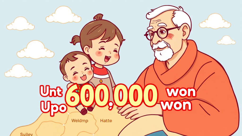 지역별 지원 금액 비교 (illustration 스타일)