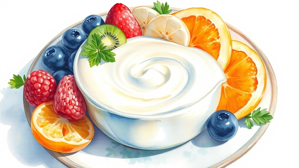 요구르트, 무엇이 특별할까? (watercolor 스타일)