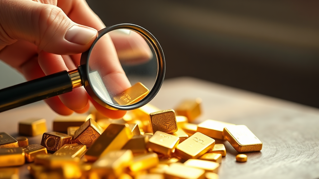 자석으로 금 감별, 믿을만 할까? (realistic 스타일)