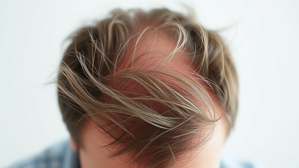 코로나 후유증 탈모, 언제부터 시작될까? 발생 시기와 특징 (realistic 스타일)