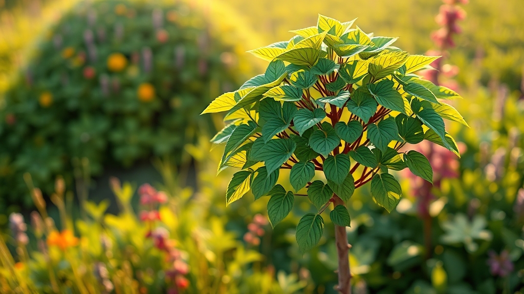 봄철 대표 나물, 가죽나물 (illustration 스타일)