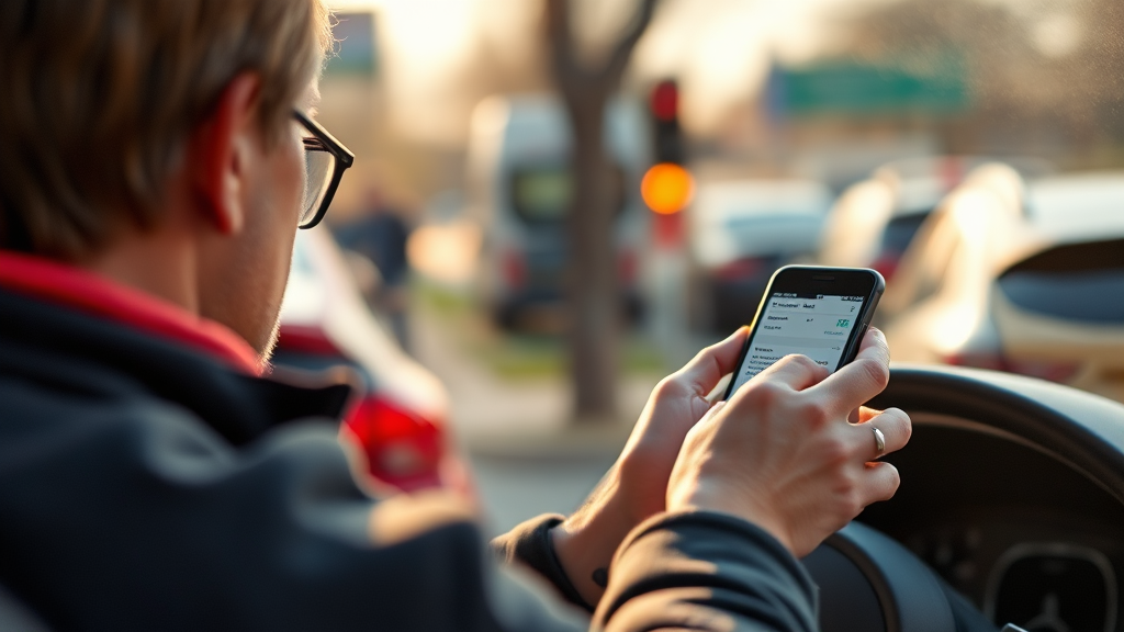 과태료/범칙금, 간편하게 조회하고 납부하세요! (realistic 스타일)