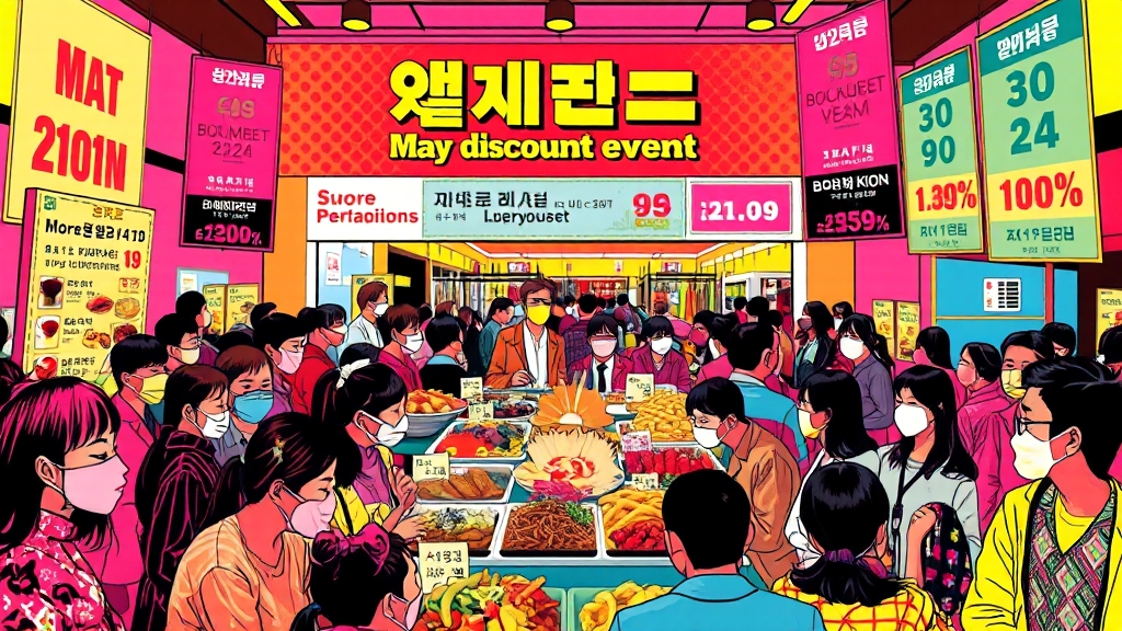행사 참여 방법 & 유의사항 (popart 스타일)