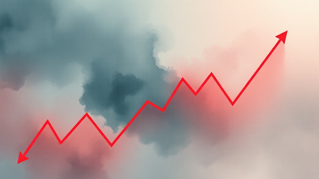 환율 상승, 왜? (watercolor 스타일)