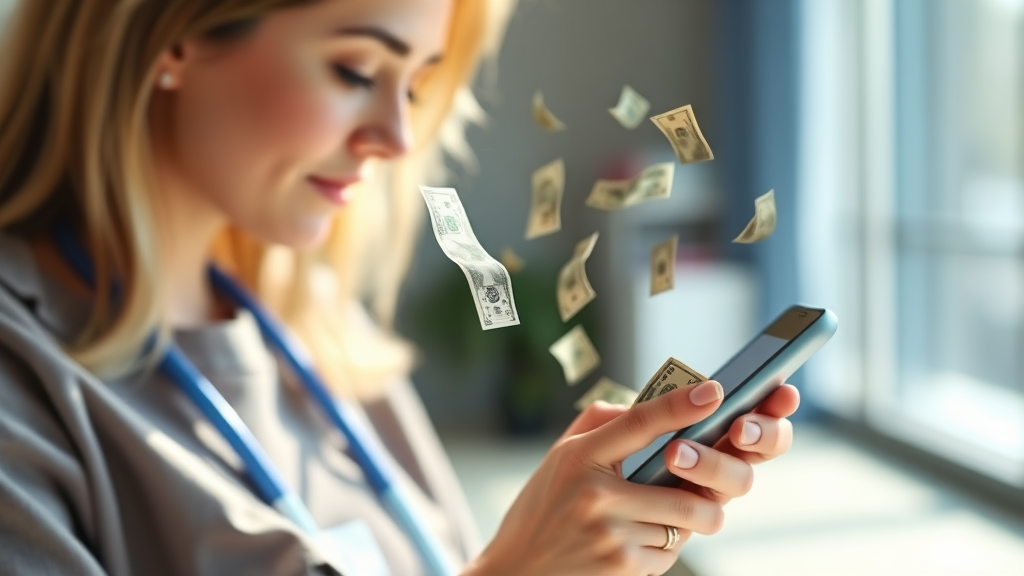 실손보험 청구 및 추가 환급 (realistic 스타일)