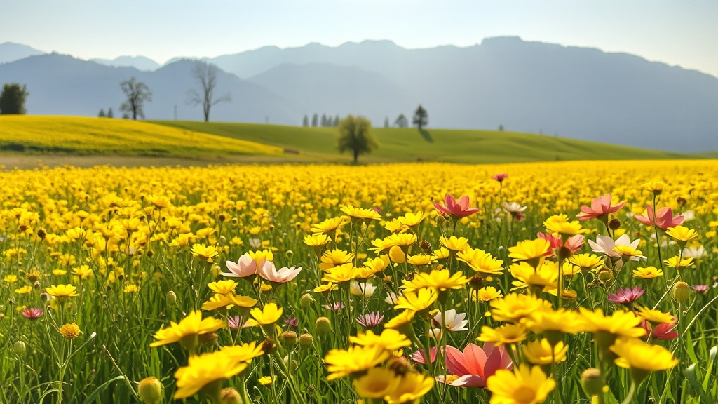 5월, 꽃 축제 향연! (realistic 스타일)