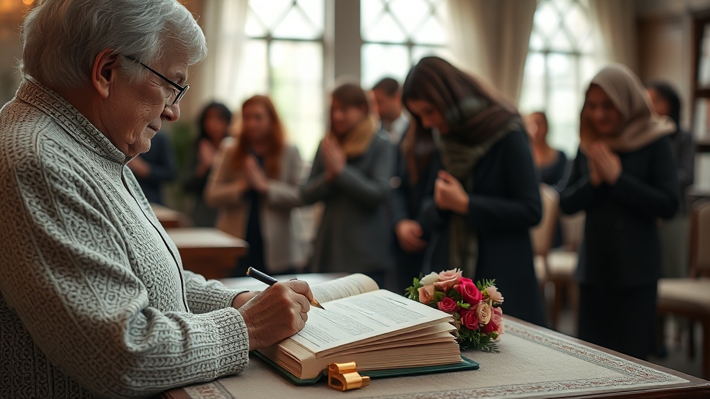 빈소 도착 후, 조문 순서와 절차 (realistic 스타일)