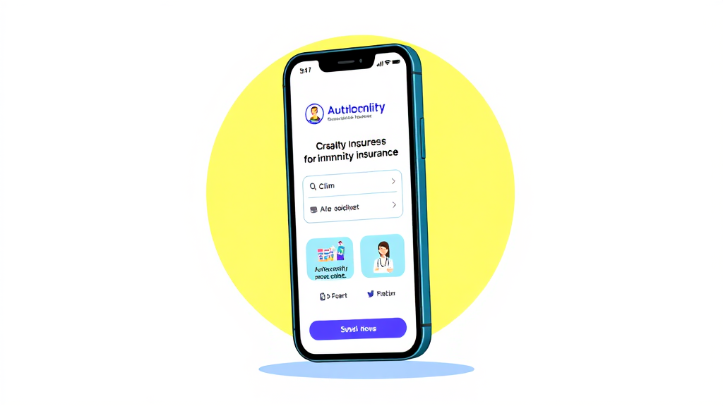 실손보험 청구 (cartoon 스타일)