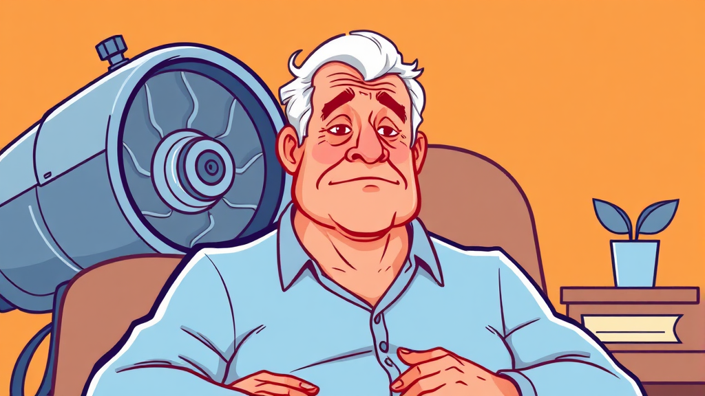 갱년기의 주요 원인 (cartoon 스타일)