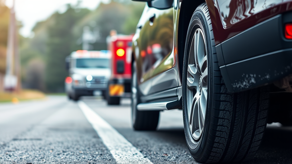 긴급출동 서비스, 언제 어떻게 이용하나요? (realistic 스타일)