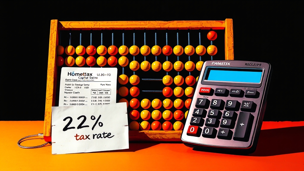 양도세 계산, 어렵지 않아요! (popart 스타일)