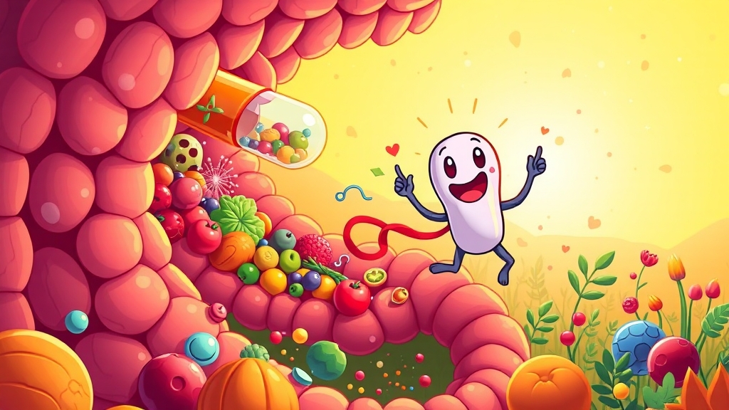 캡슐 파로 효소, 어떻게 작용할까? (cartoon 스타일)