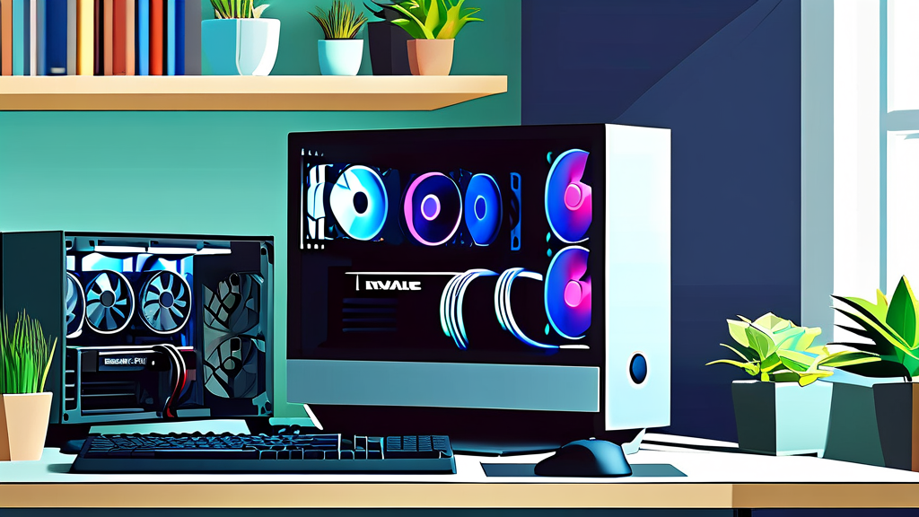 그래픽카드 인식 문제 예방 및 관리 (illustration 스타일)