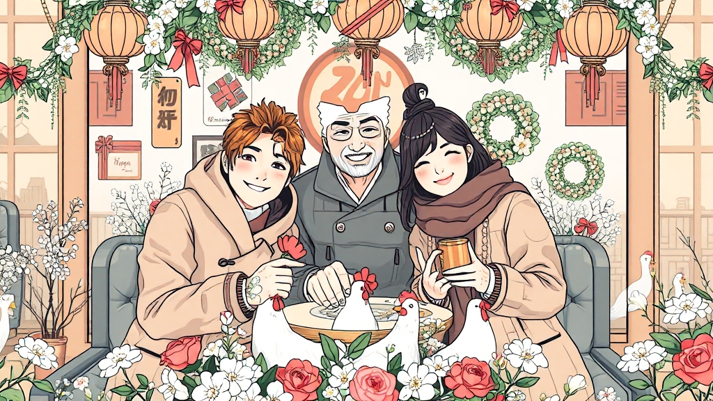 깐부치킨, 방문 후 변화는? (illustration 스타일)