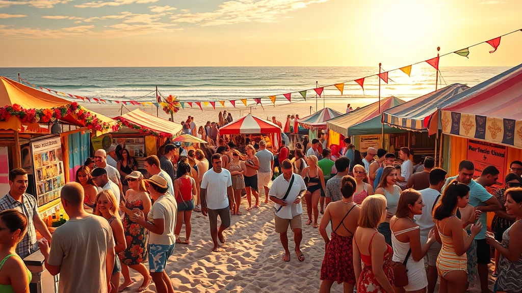 2024 인기 여름 축제 추천 (realistic 스타일)