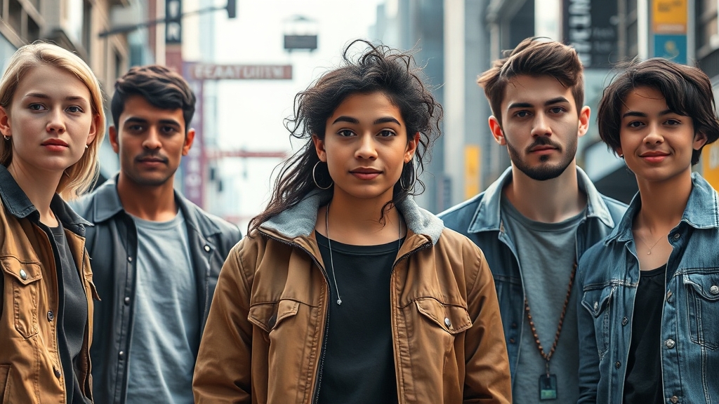 Z세대의 퇴사 후 선택: N잡, 창업, 재취업 (realistic 스타일)