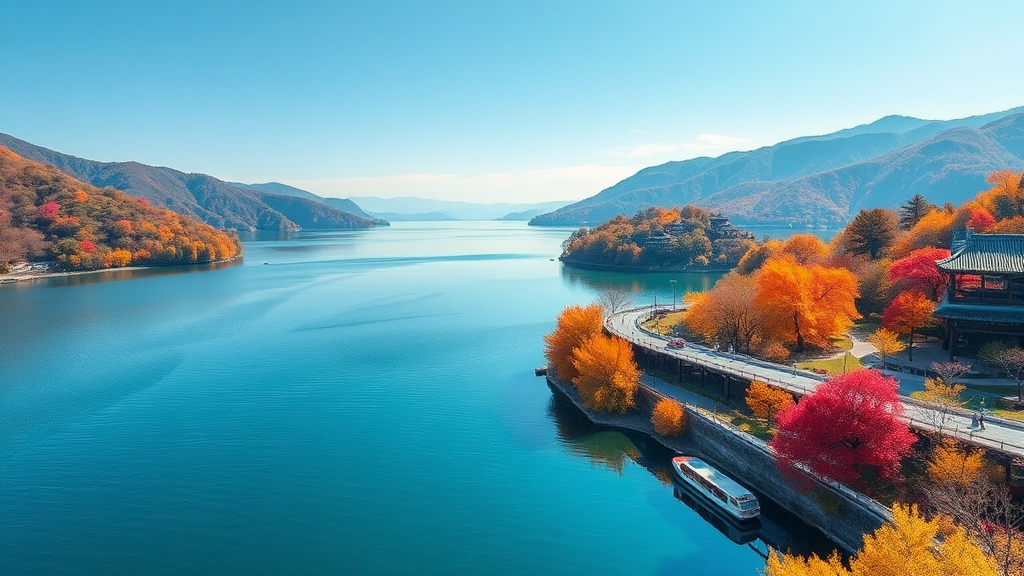 주변 관광 정보 (realistic 스타일)