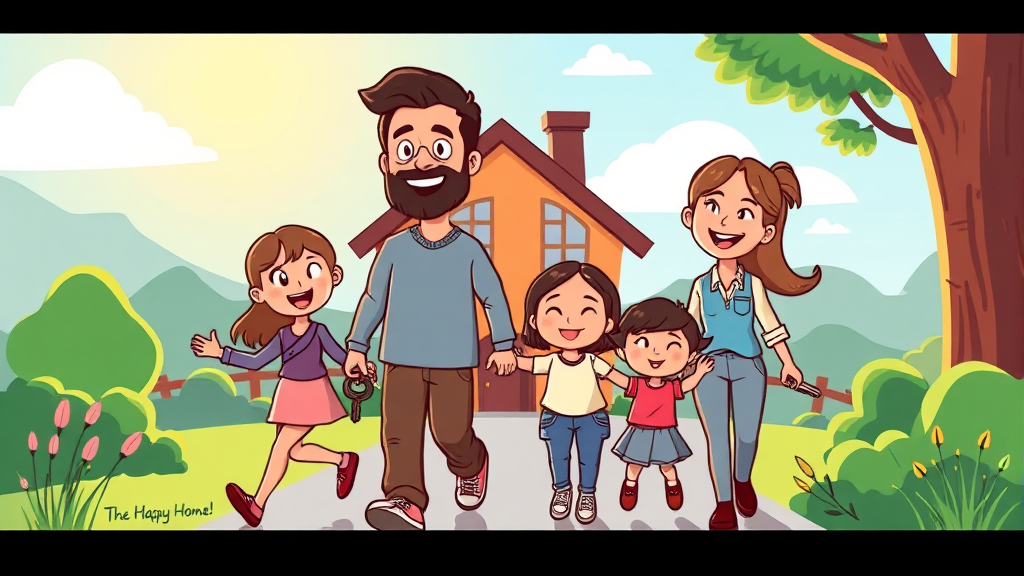 첫 집, 누가 살 수 있나요? (cartoon 스타일)