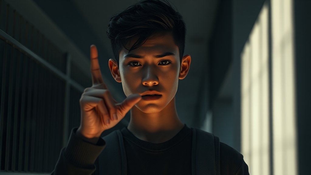 청년 실업률 증가 (realistic 스타일)