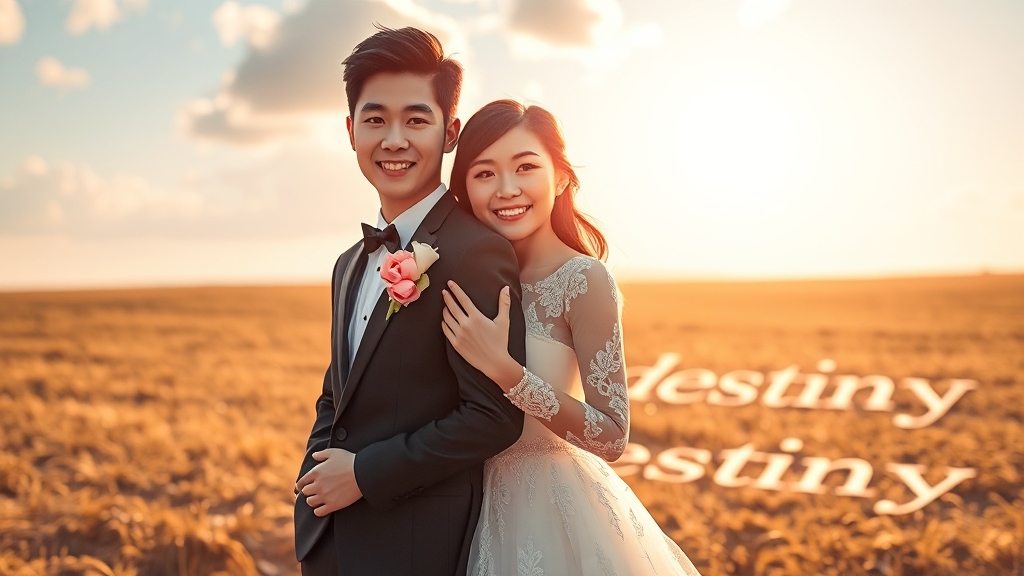 윤정수와 결혼: 운명적인 만남 (realistic 스타일)