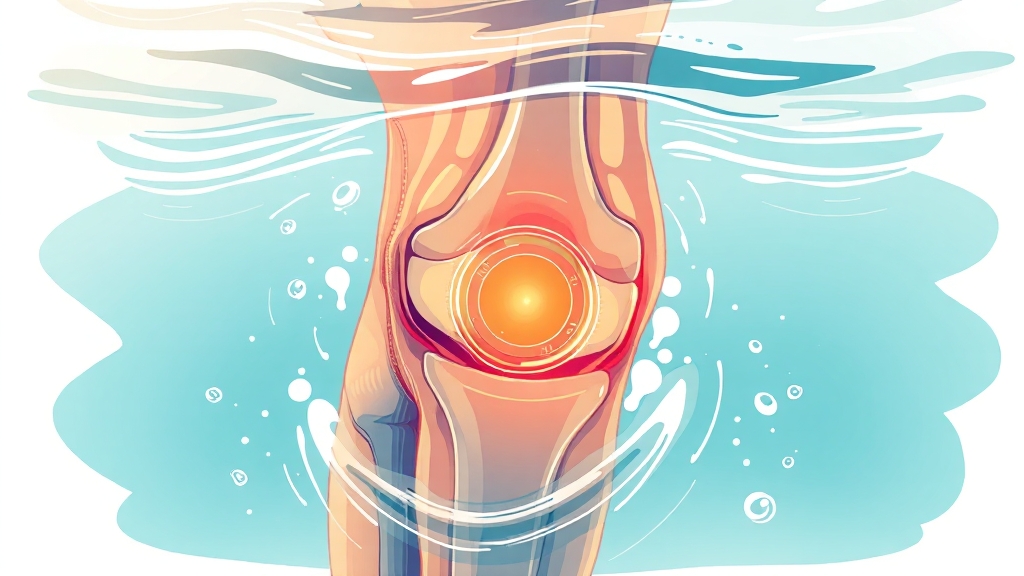 퇴행성관절염 치료 방법 (illustration 스타일)