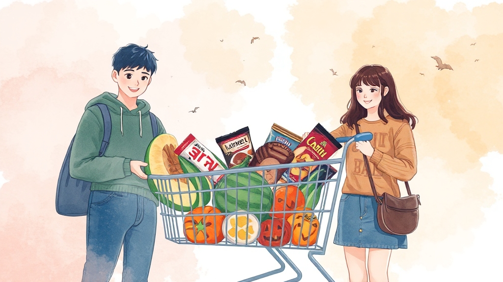 트레이더스 신상품: 놓치면 후회할 Must-Have 아이템 (watercolor 스타일)