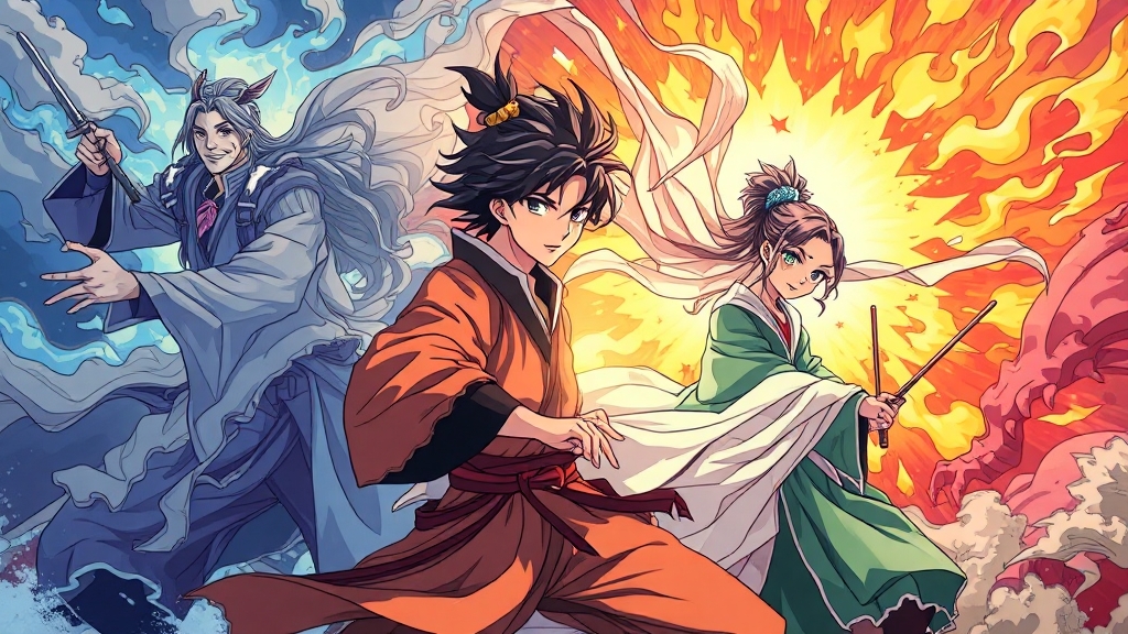 애니메이션 시리즈 순서 및 구성 (cartoon 스타일)