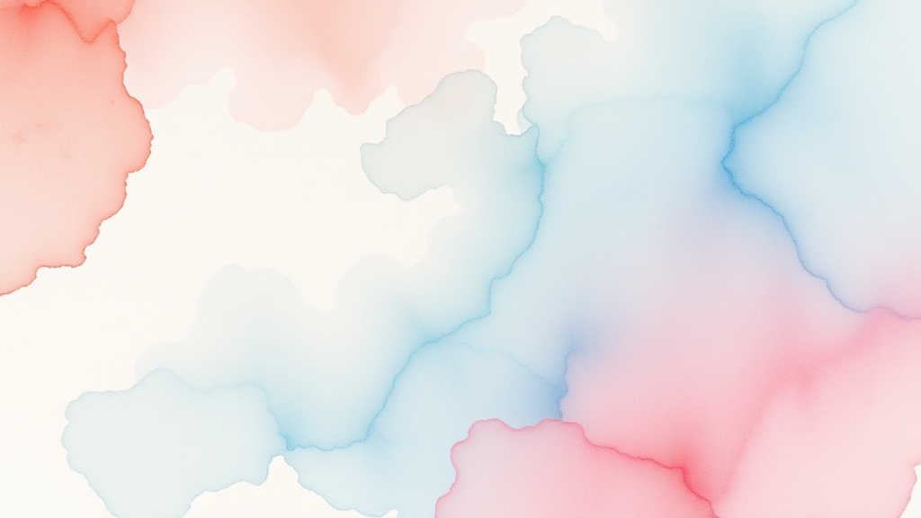 섭취 시 주의사항 & 부작용 (watercolor 스타일)