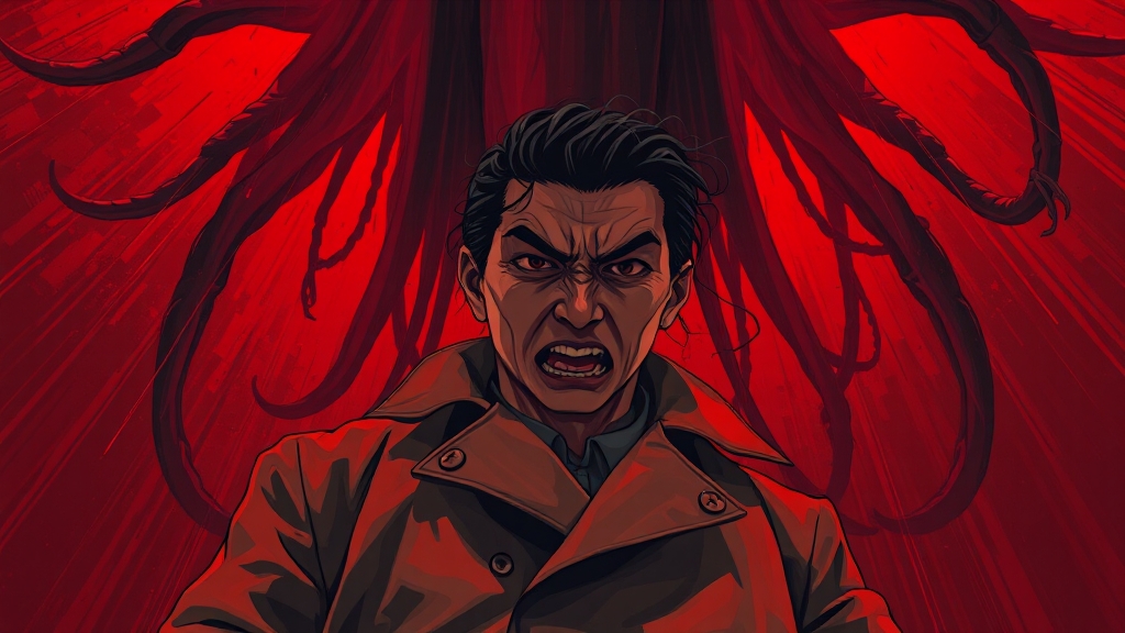 제작자 황동혁 감독의 시즌3 비전 (illustration 스타일)