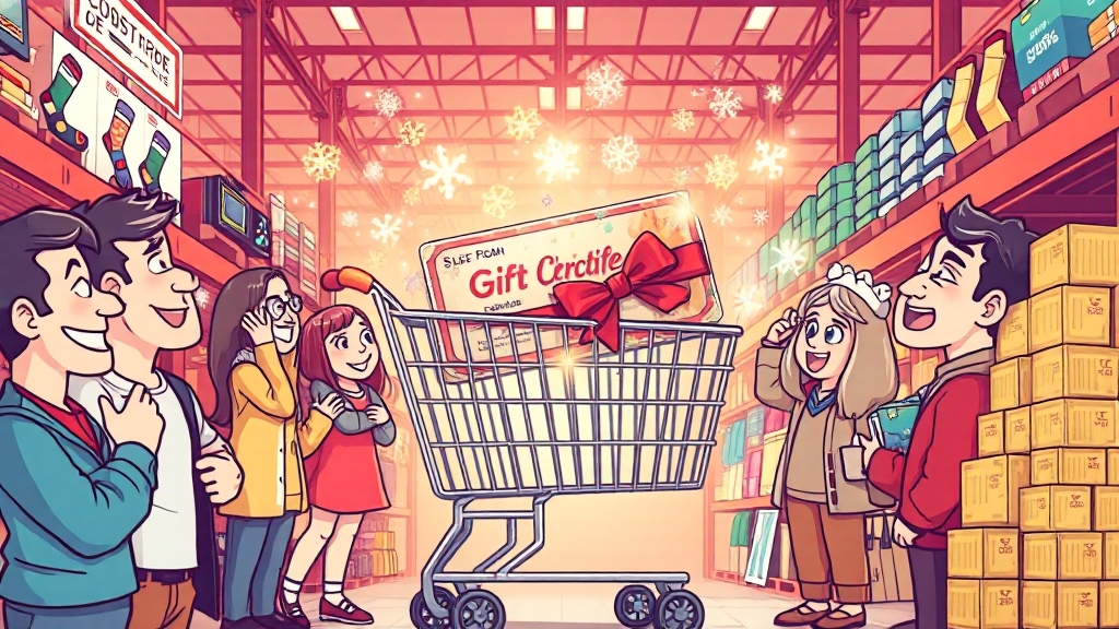 상품권 알뜰팁 (cartoon 스타일)