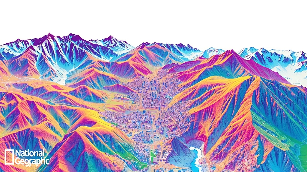 지도 데이터 활용 예시 (popart 스타일)