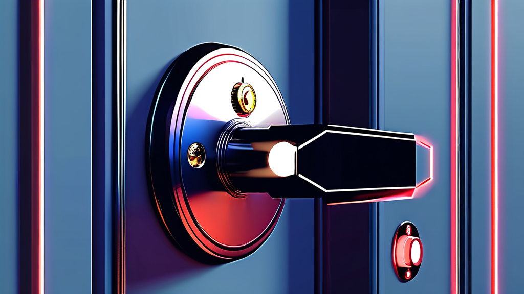 도어록 비밀번호, 얼마나 자주 바꿔야 할까요? (illustration 스타일)