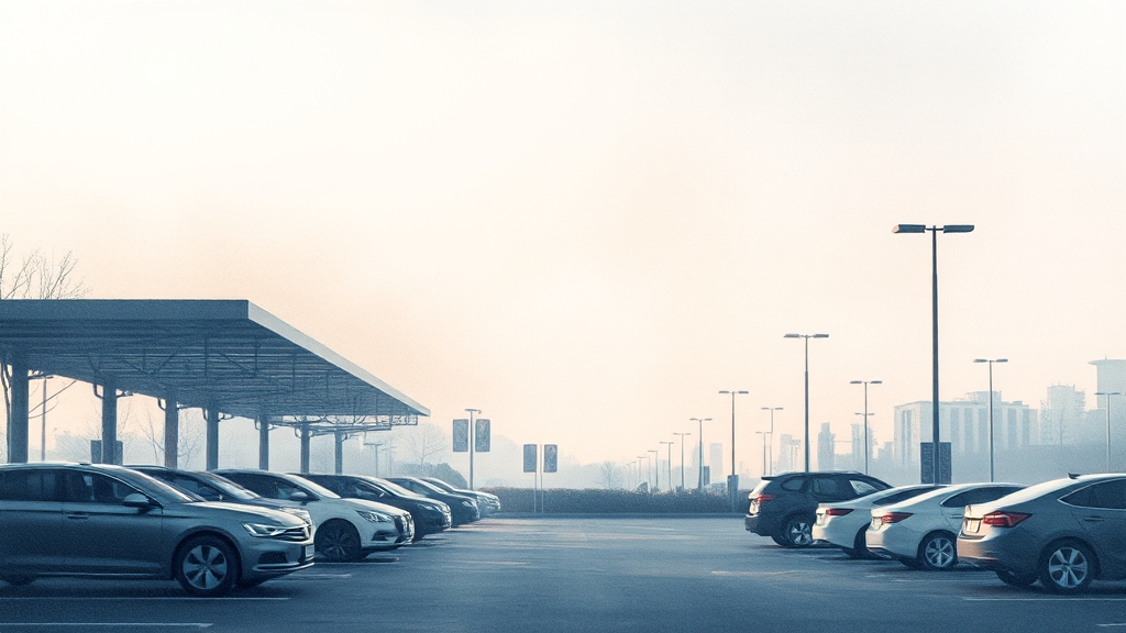 주차 정보: A, B, C 구역 활용 (watercolor 스타일)