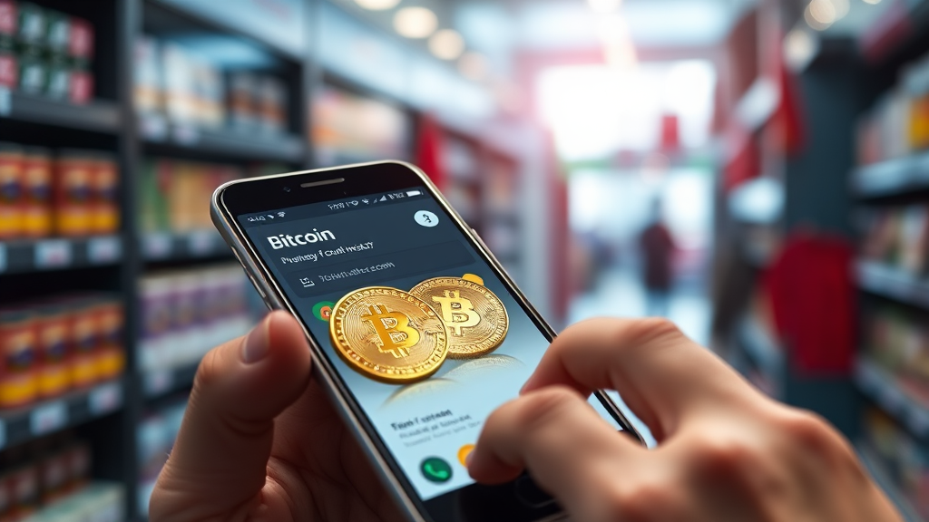 비트코인, 어떻게 사나요? (realistic 스타일)