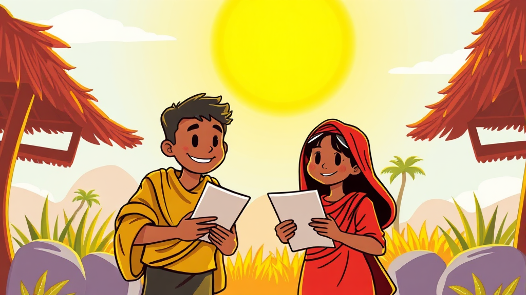 차상위계층 확인서 발급 시 유의사항 (cartoon 스타일)