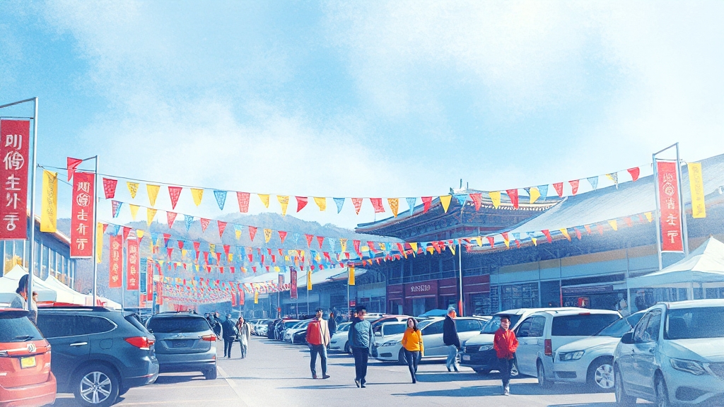 주차 정보 및 교통 안내 (watercolor 스타일)