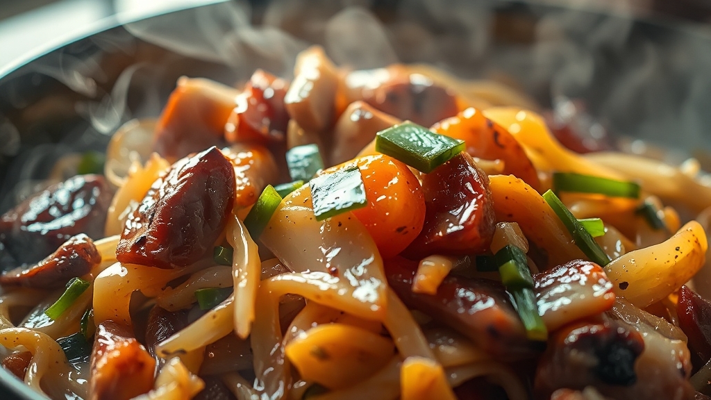 재료 볶기의 기술 (realistic 스타일)