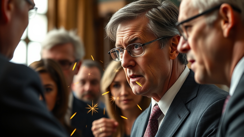 정치권 소식 (realistic 스타일)