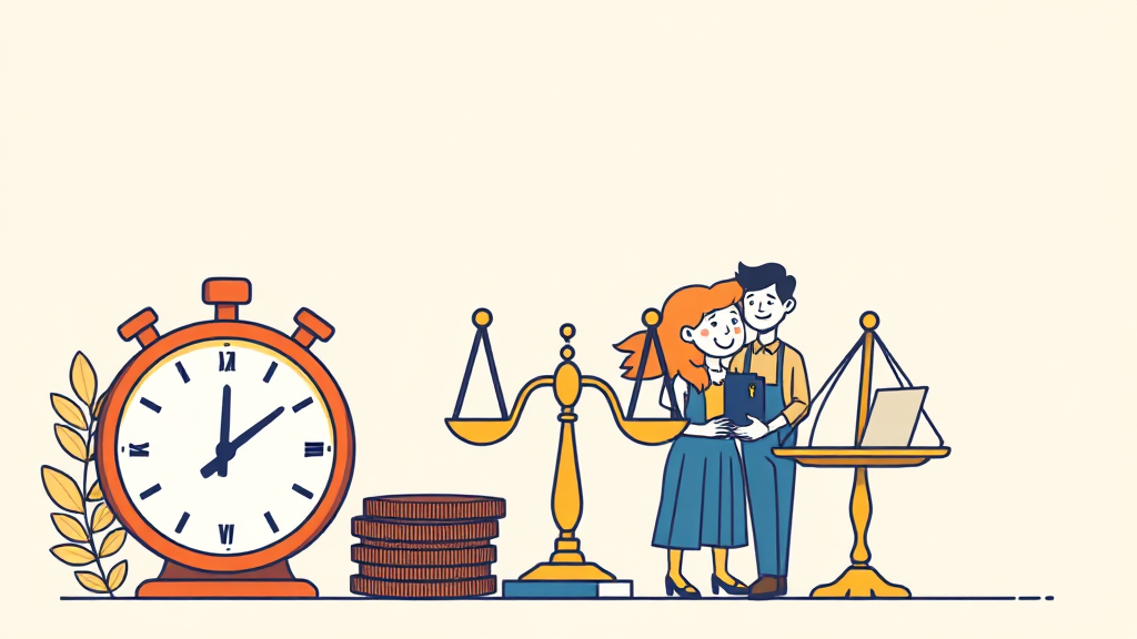 최저임금 적용 시 꼭 알아야 할 사항 (illustration 스타일)