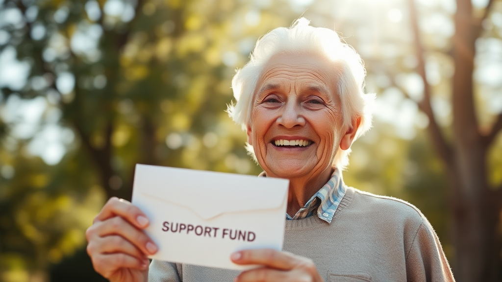 지원금 종류 및 지원 대상 (realistic 스타일)