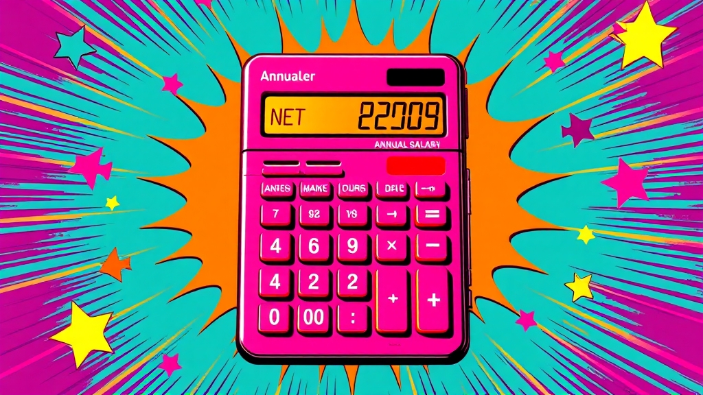 4대 보험 계산기, 어떻게 사용할까요? (popart 스타일)