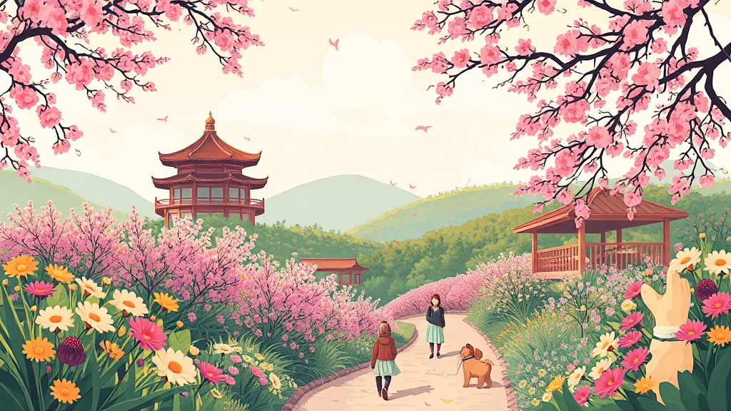 축제 기간 및 위치 (illustration 스타일)